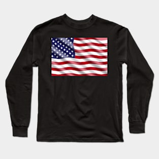 USA - flag of the United States of America Long Sleeve T-Shirt